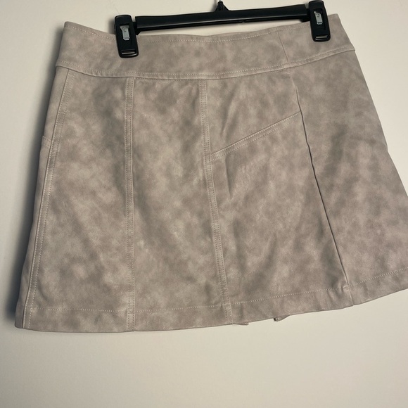 Free People suede mini skirt size 10 - Picture 6 of 7
